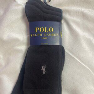 NWT polo Ralph Lauren 3 pairs men’s dress socks one size